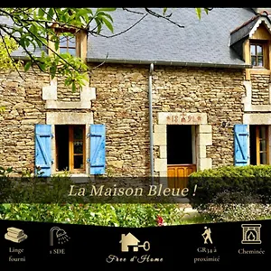 La Maison Bleue,authenticité, Nature, Simplicité, 2-5 Personnes, Sur , Moëlan-sur-Mer France